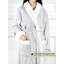 Peignoir mi-mollet en molleton avec poches-1266964981