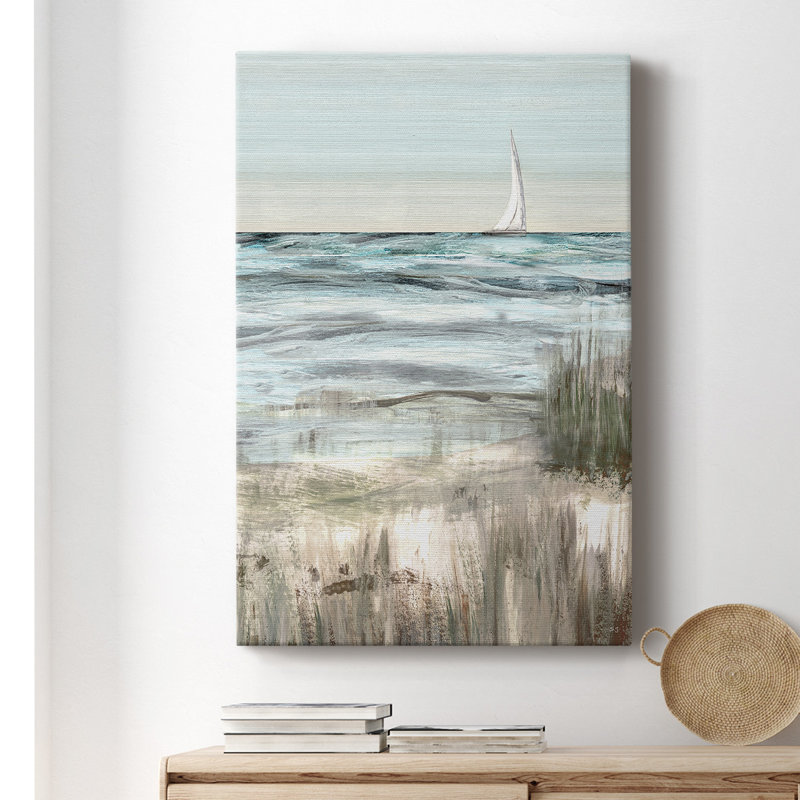 «Heading In Dusk II», toile tendue avec châssis de qualité supérieure - prête à être accrochée, H 18 po x l 12 po x P 1,5 po