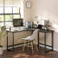 Evelin L-Shaped Metal Base Writing Desk-13902481