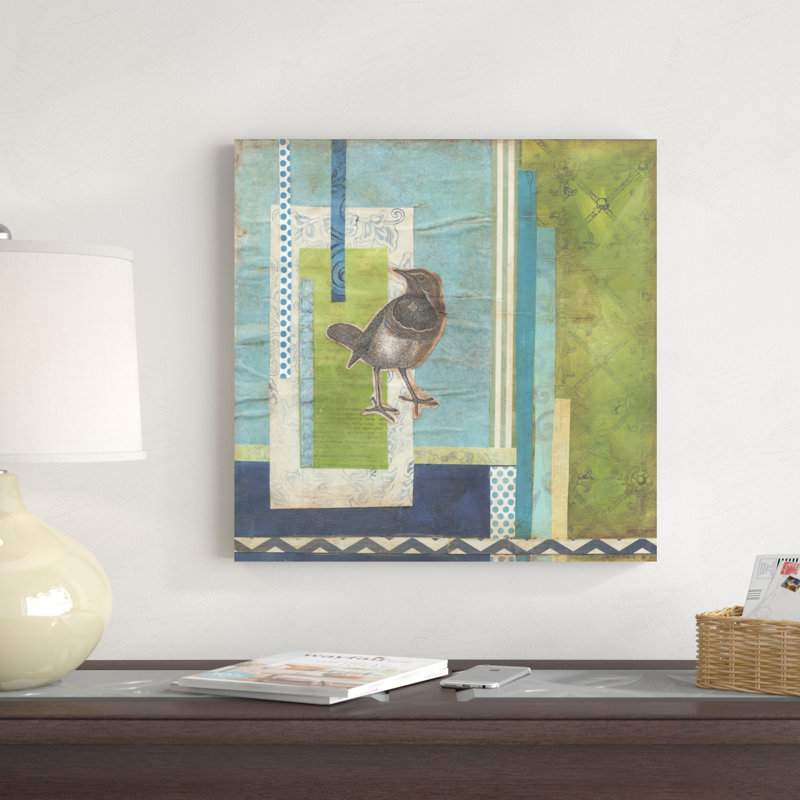 Avian Scrapbook I, H 20 po x l 20 po x P 1,25 po