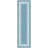 Ottohome Non-Slip Bordered Area Rug For Living Room, Hallway, Entryway Rug, Blue-1233561627
