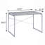 Bureau d'écriture robuste de style industriel avec plateau en faux béton et base en métal-1634731803