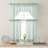 Geake Floral Cafe Tiers 60" Kitchen Curtain-881466344