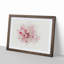 Striking White and Pink Carnation in Abstract - Picture Frame Graphic Art Print-55730206-55730209