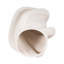 Joss & Main 12" Murano 3D Printed Small Vase, White-372413106