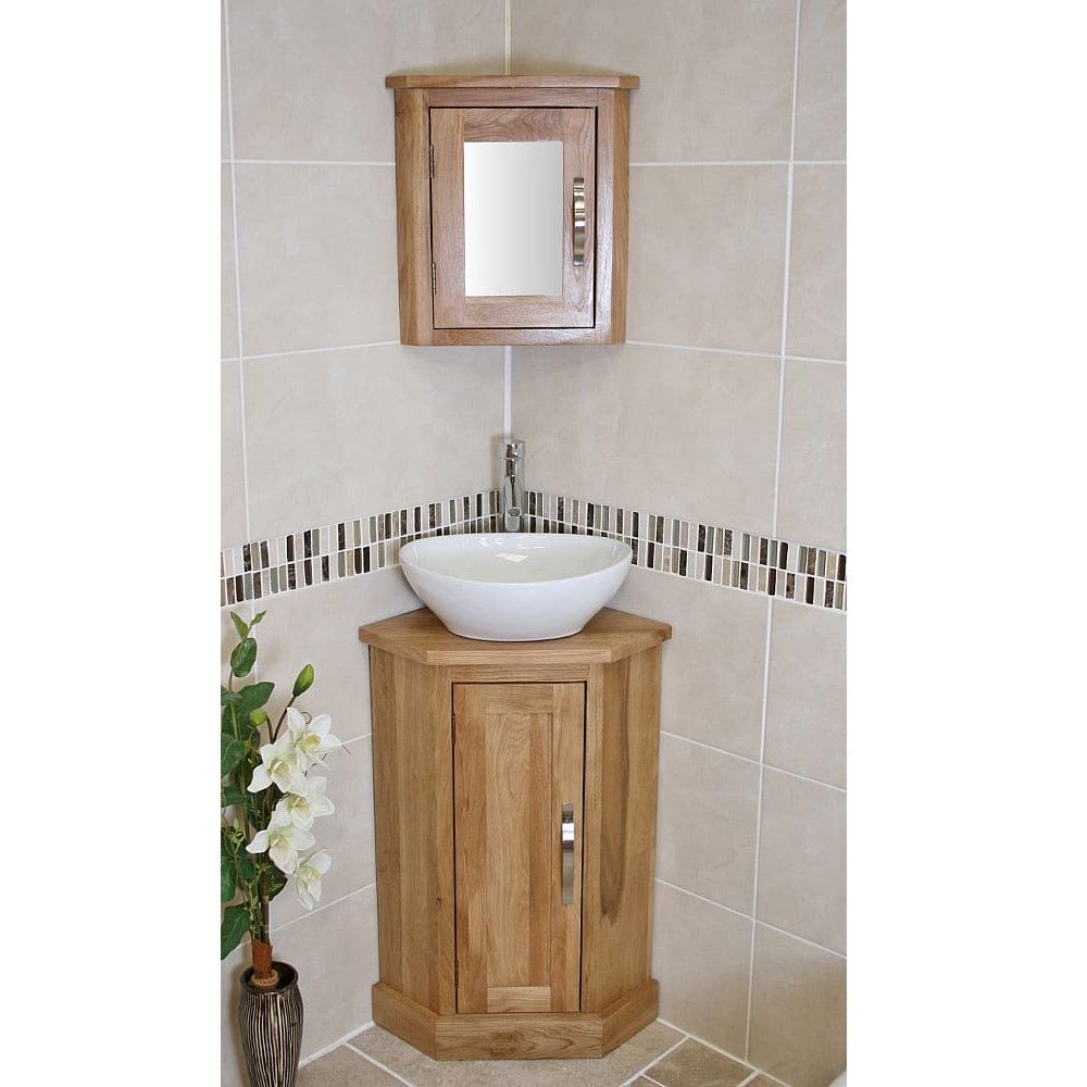 Coury 390mm Single Bathroom Vanity with Vessel Ceramic Basin