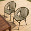 Chaise en osier pour l'extérieur-1327546294