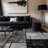 Modern Linear Area Rug Clean Contemporary Design-1657599118-1657599114