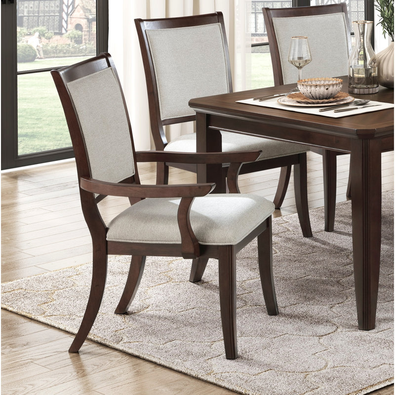 Chaise avec accoudoirs Tariq (ensemble de 2)