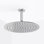 Metro Sharp Nozzles Shower Head - Wall Or Ceiling Mount - 12" Stainless Steel/Satin Brass