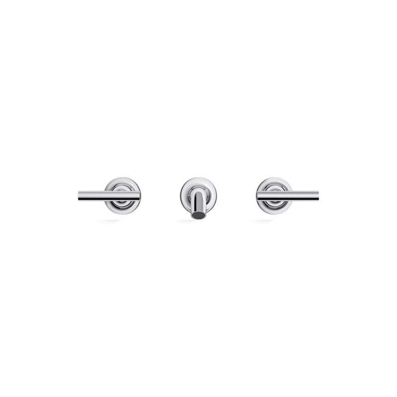 Purist® Wall mounted Bathroom Faucet, Polished Chrome