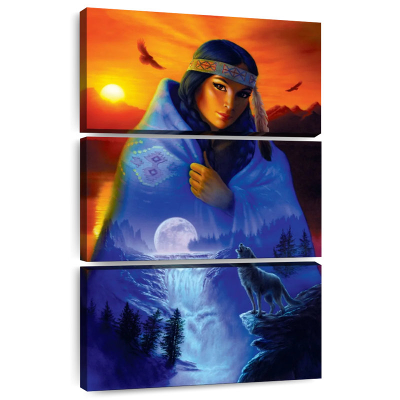 Portrait de Lelar Cape of Visions, H 32 po x l 20 po