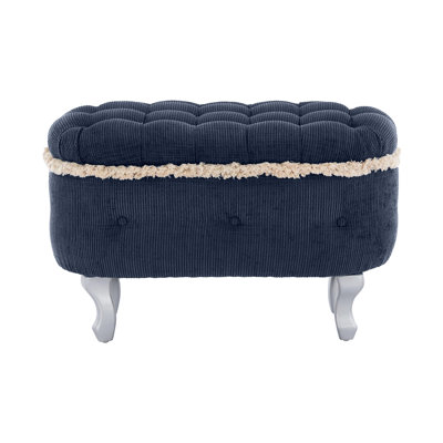 Storage Benches, End Of Bed Bench With Button-Tufted, Fabric Upholstered Storage Ottoman, Window Bench With Fringe, Shoe Cabinet Bench, Footboard Bench