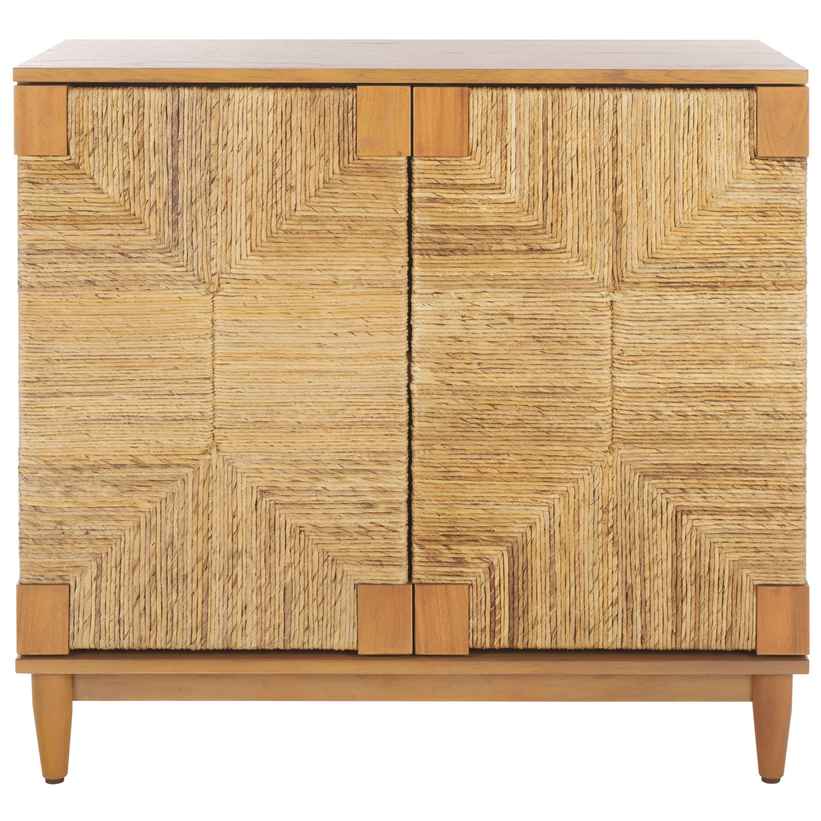 Aleja Mahogany Nightstand, Natural