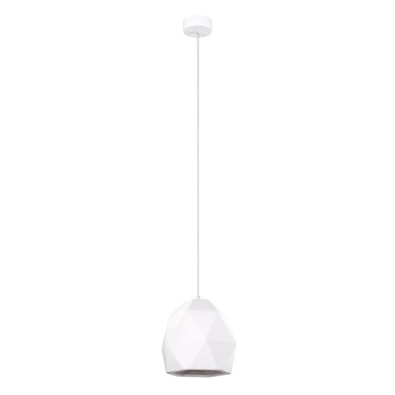1 - Light White Drum Pendant