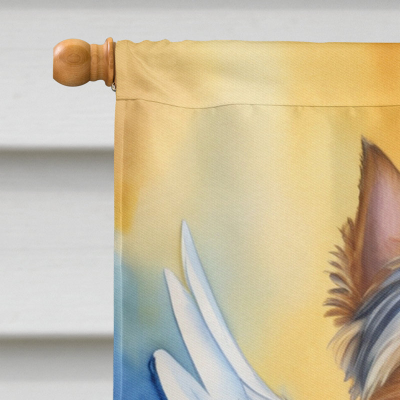 Silky Terrier My Angel House - drapeau