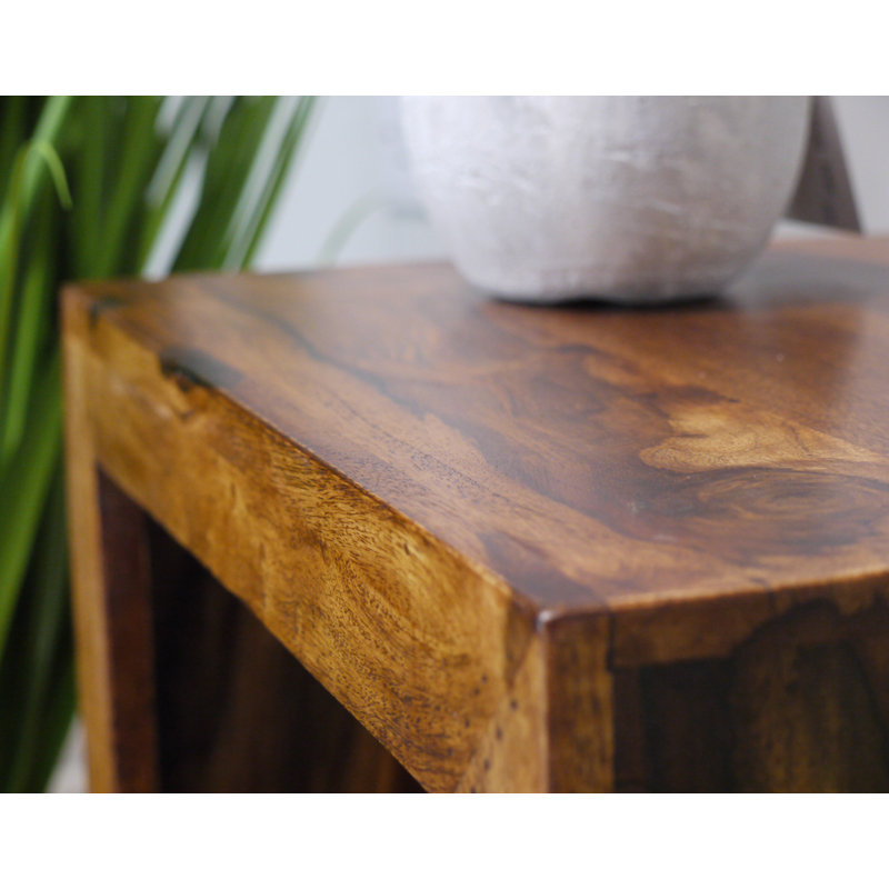 Clardy Solid Wood 157cm H Media Shelves
