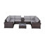 Ensemble de conversation modulaire avec coussins 10 pièces Saffi-904136861-890493424