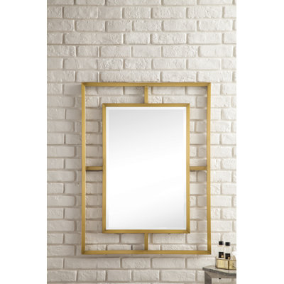 Boston Stainless Steel Rectangle Wall Mirror