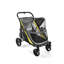 Poussette robuste pour grands chiens, chats, tout-terrain, roues, entrée double, facile
