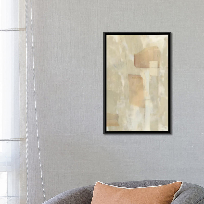 «Transept II», reproduction sur toile, H 26 po x l 18 po x P 1,5 po, Toile avec cadre noir, Pas de tapis