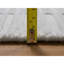 Tapis oriental tissé à la main 12 pi 1 po x 15 pi, motif moderne Striae, texturé, polyester, très grand, très grand