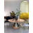 Orange Ice Jade Round Dining Table
