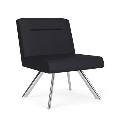 Willow Lounge Reception Armless Bariatric Chair Steel Legs
