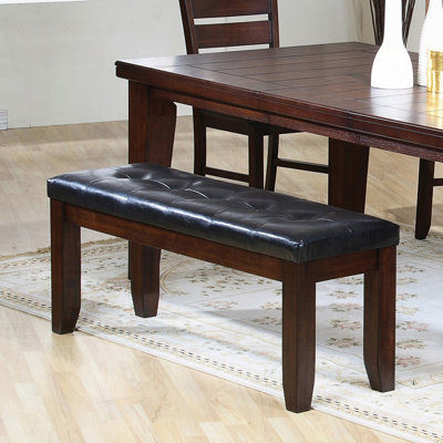 Banc de salle à manger rembourré 1pc