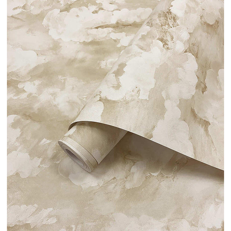 Abstract Double Roll, White