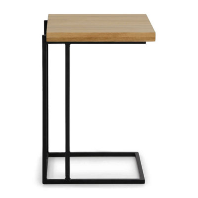 Petite table d'appoint en bois de chêne Luka