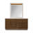 Pavira Dresser With Mirror - Walnut