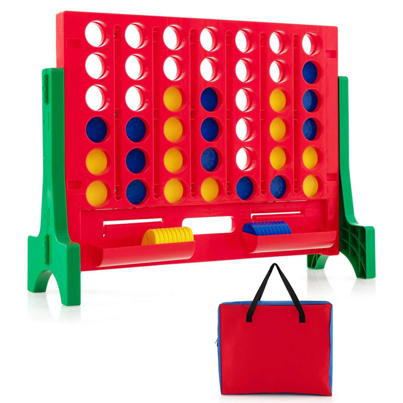 Ensemble de jeu géant 4 en ligne Connect 4, Vert/rouge