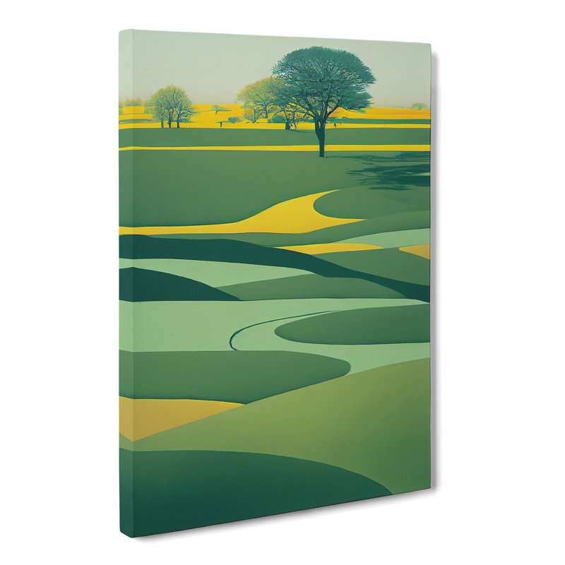 Nelya Spring Landscape Minimalism - Wrapped Canvas, 50cm H x 35cm W