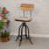 Fabron Swivel Counter Stool with Metal Frame