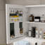 Armoire de toilette murale à miroir avec lumières DEL