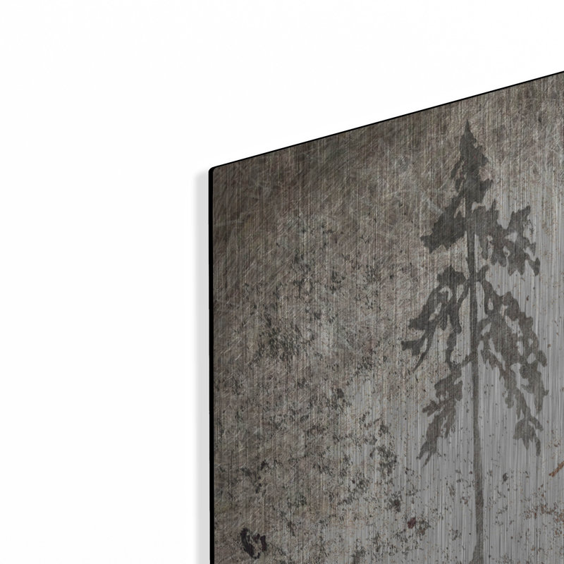 «Calling Deer» par Lightbox Journal sur métal, H 36 po x l 36 po