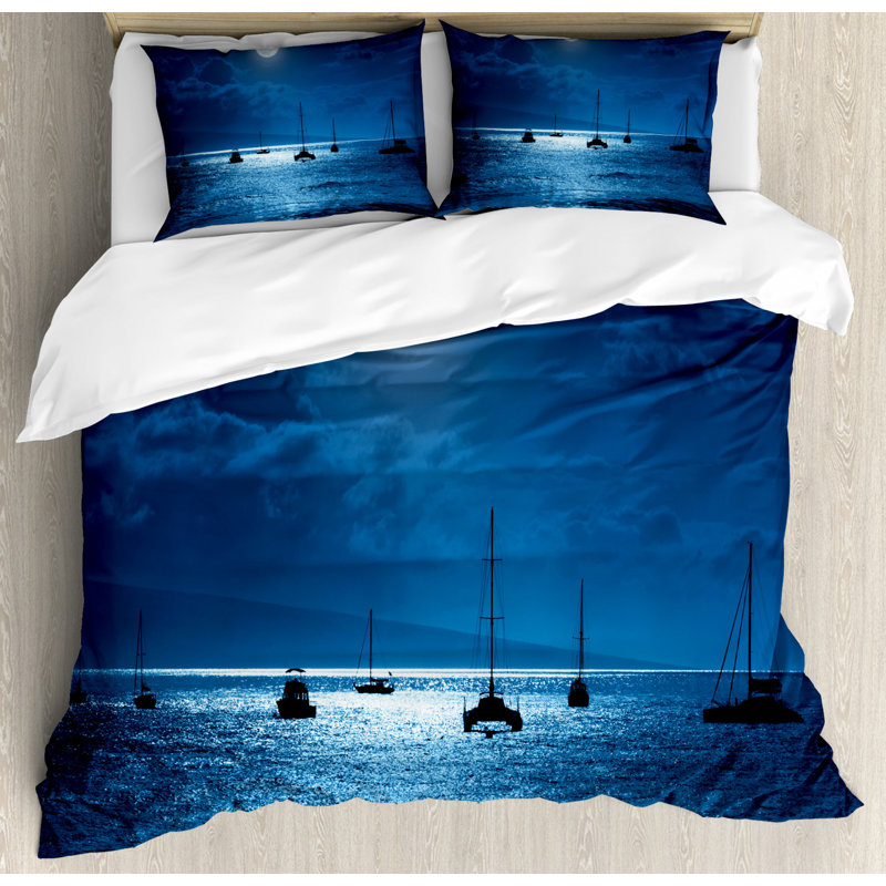 Coastal Polyester Duvet Cover