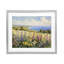 «Pastel Hyacinth Seaside Garden», reproduction sous verre encadrée, design par Petal Prints Design-252364205-252364204