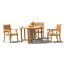 Giva Outdoor 5 - Piece Teak Dining Set