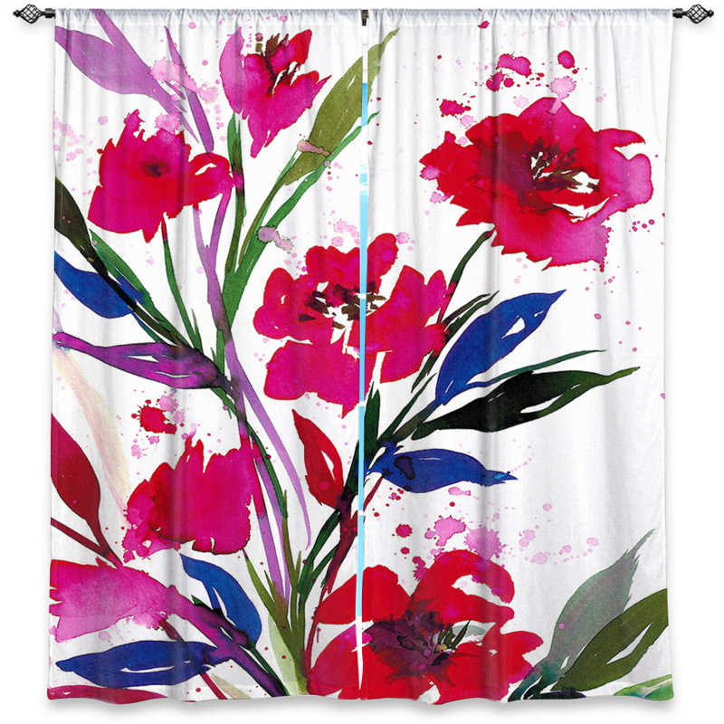 Room Darkening Curtain Pair, 20" W x 82" L