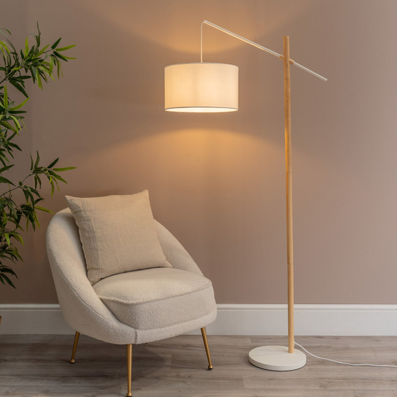 Sharley 167.5cm Matte Arched Floor Lamp