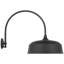 Thomas O'Brien, "Academy 19.5" Arched Mack Barn Light in Matte Black with 16" Green Rockhouse Shade-1761271772-1761271775