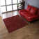Kenshawn HAND TUFTED SHAG POLYESTER ECO-FRIENDLY AREA RUGS - Red & White Color | Solid Design | Area Rugs for Living room,  Bedroom