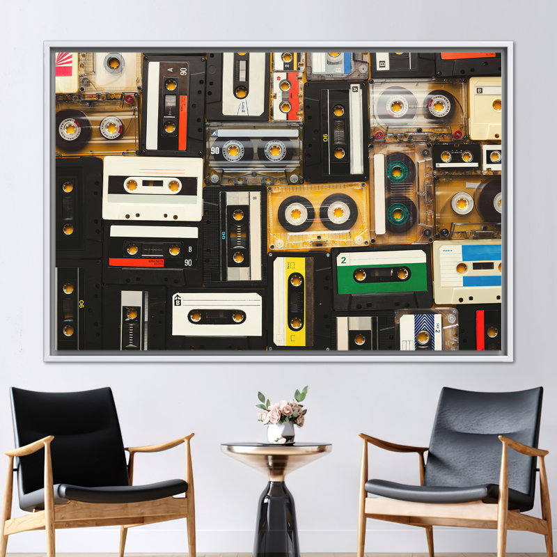 Print on Canvas, 20 cm H x 30 cm W, White Floater Framed