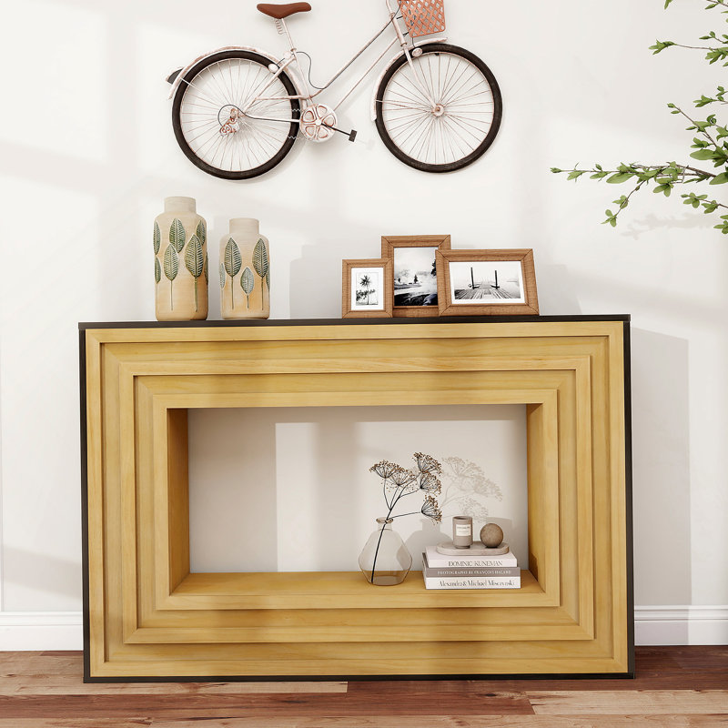 Console en bois pour l'intérieur