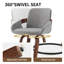 Ensemble de 2 tabourets de bar et de comptoir pivotants-836768-8742215