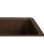 28" Rectangle Hammered Copper Bar/Prep Sink with 3.5" Drain Opening