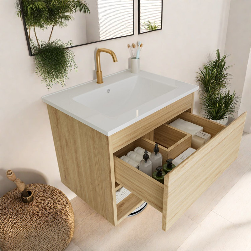 Meubles-lavabos avec rangement (doit inclure le meuble-lavabo et le lavabo)