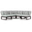 Canapé modulaire d'extérieur 5 pièces Jennings-123383306-123383308